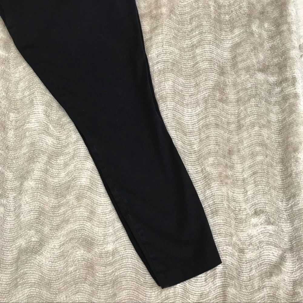 CABI Pencil Slacks Side Zip Black Size 4 #5174 EUC